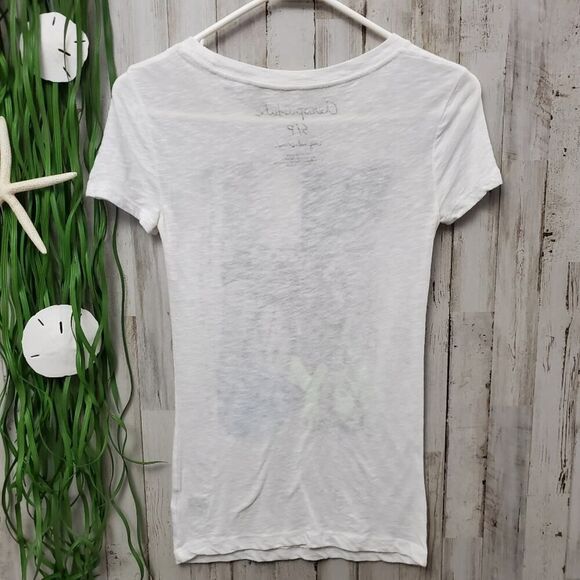 Aeropostale Graphic Short Sleeve Tee Shirt White Small - Picture 2 of 6
